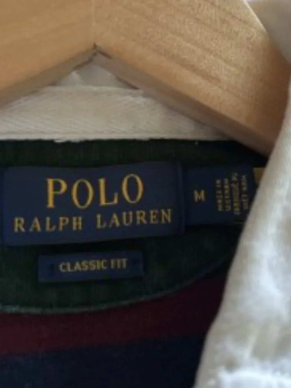 Polo Ralph Lauren Classic Fit Striped Rugby Shirt Medium